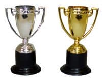 Mini Trophy 10cm Gold/Silver