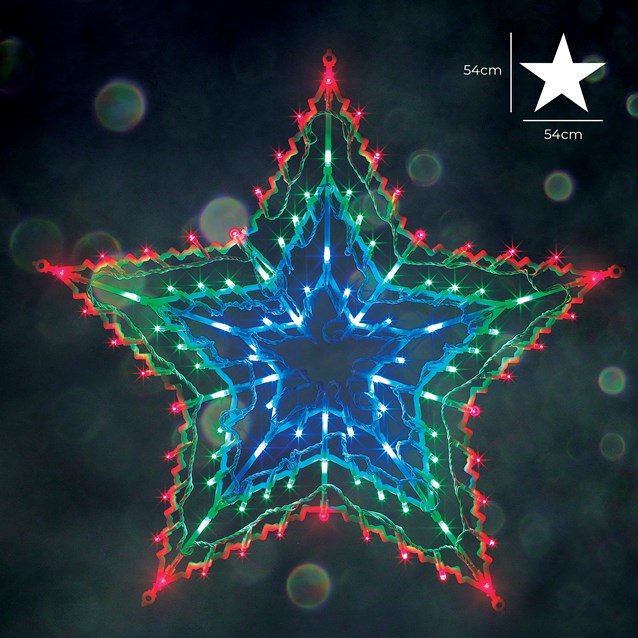 BENROSS  Star Silhoutte Multi Colour Indoor Light (77710) image