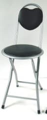 PVC JNR Folding Chair Black