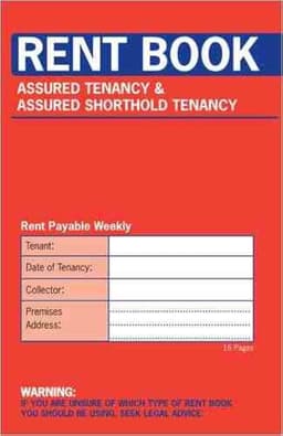 County Rent Book- Assured Tenancy 1