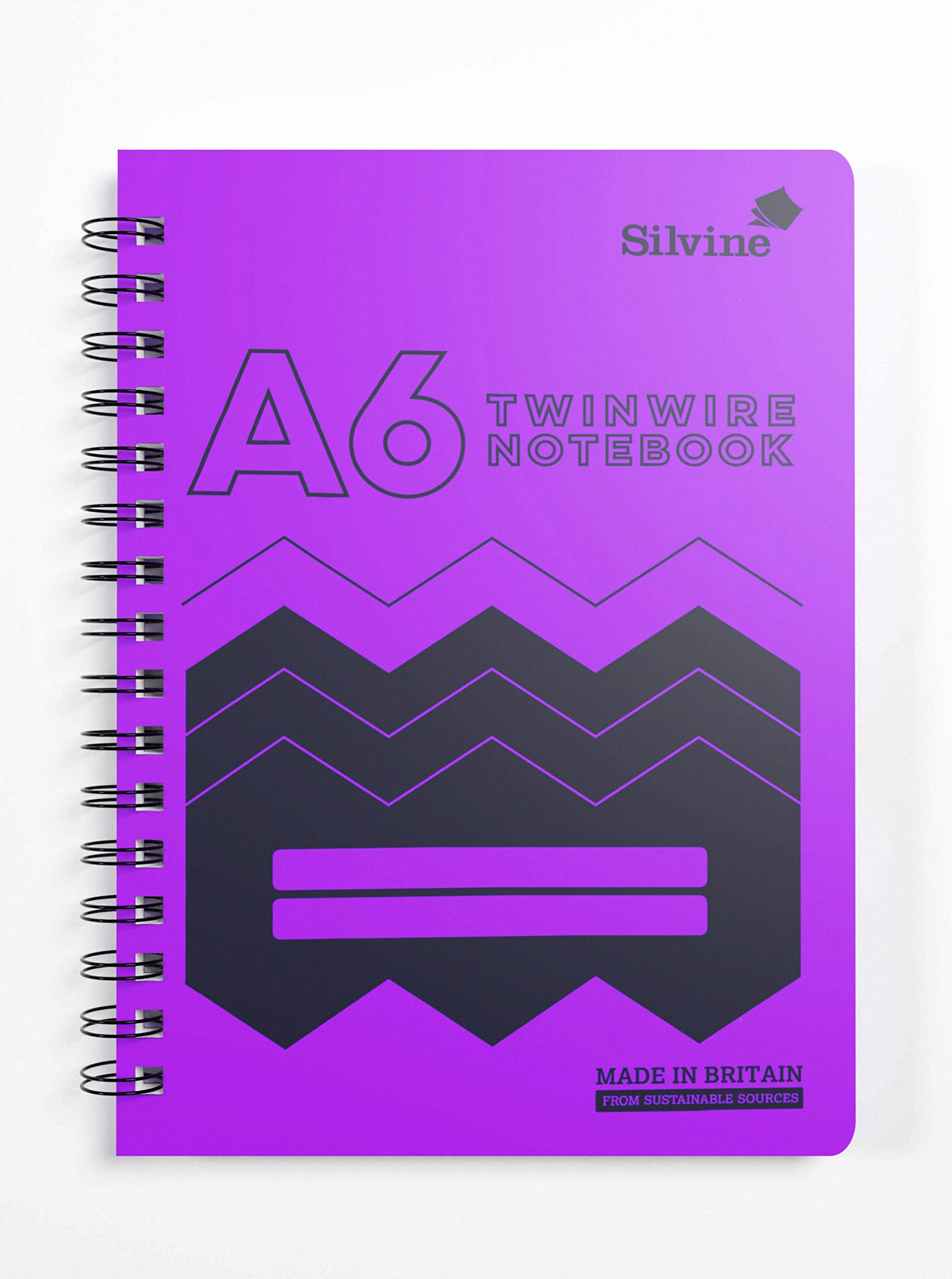 Silvine Twin Wire Plastic A6 Pads (POLYA6AC) image