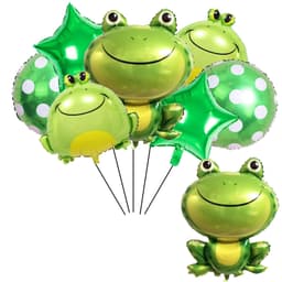 MYLAR BALLOON Birthday Frogs 1