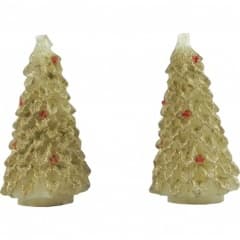 2 XMAS Tree Candle