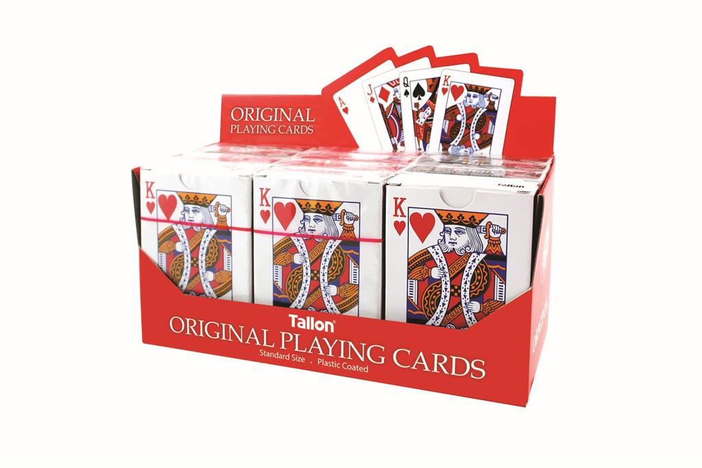 Tallon Playing Cards Plastic coated,Security seal image