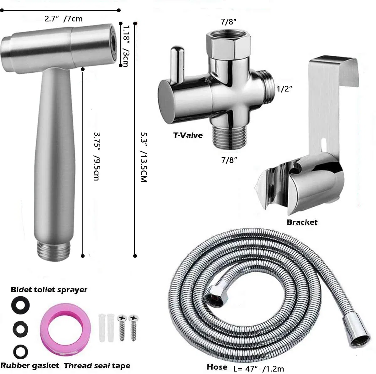 Acqua Sani Spray Toilet Bathroom Shower 
1.2m image