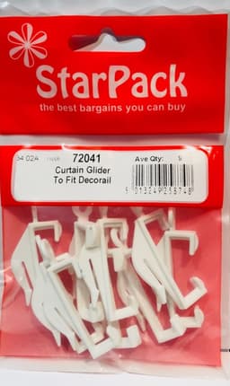 Star Pack Curtain Glider Pk16(72041) 1