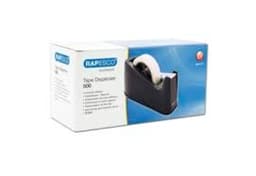 Rapesco 500 Heavy Duty 25mm Tape Dispenser Black Model RPTD500B 2