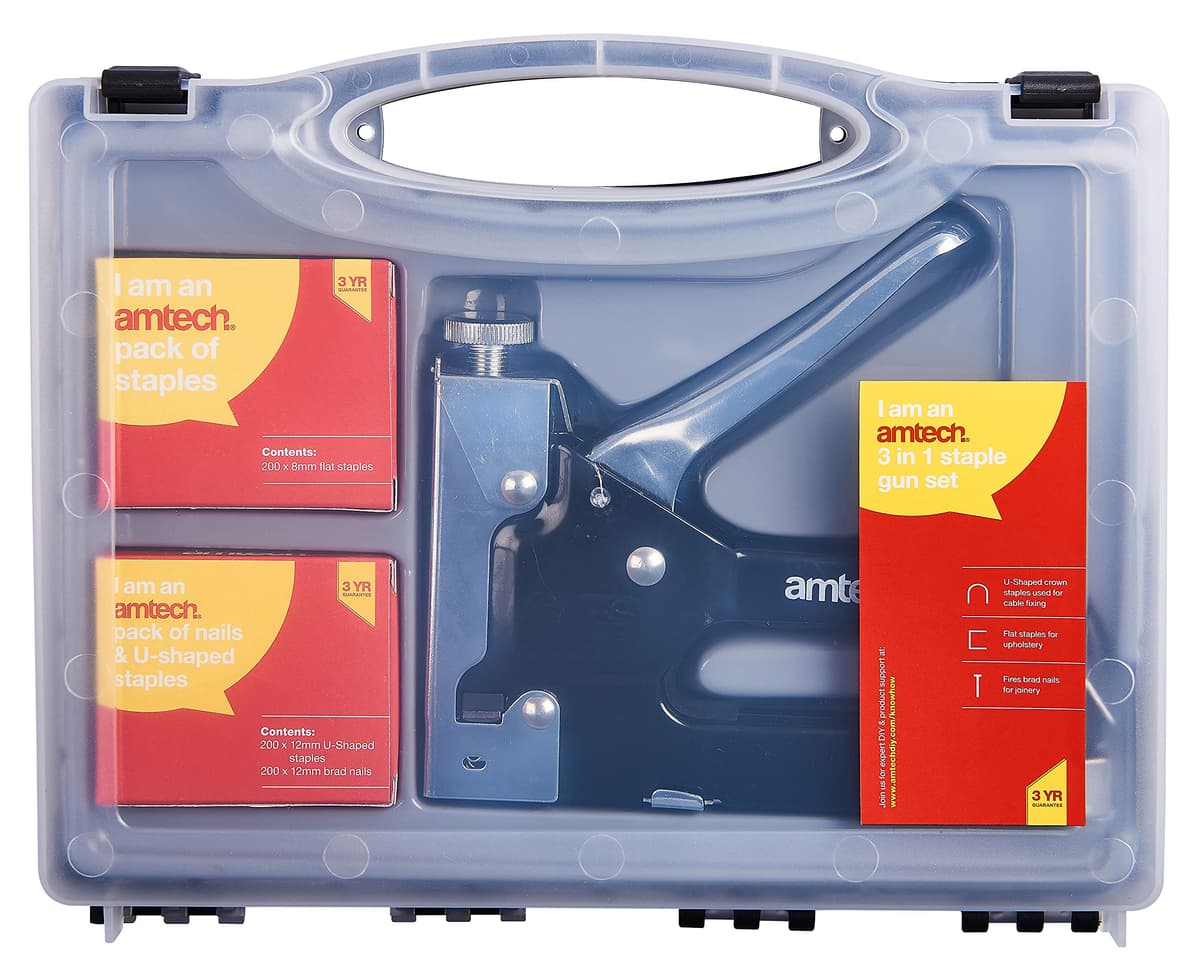 Am-Tech 3-IN-1 Staple Gun B3750