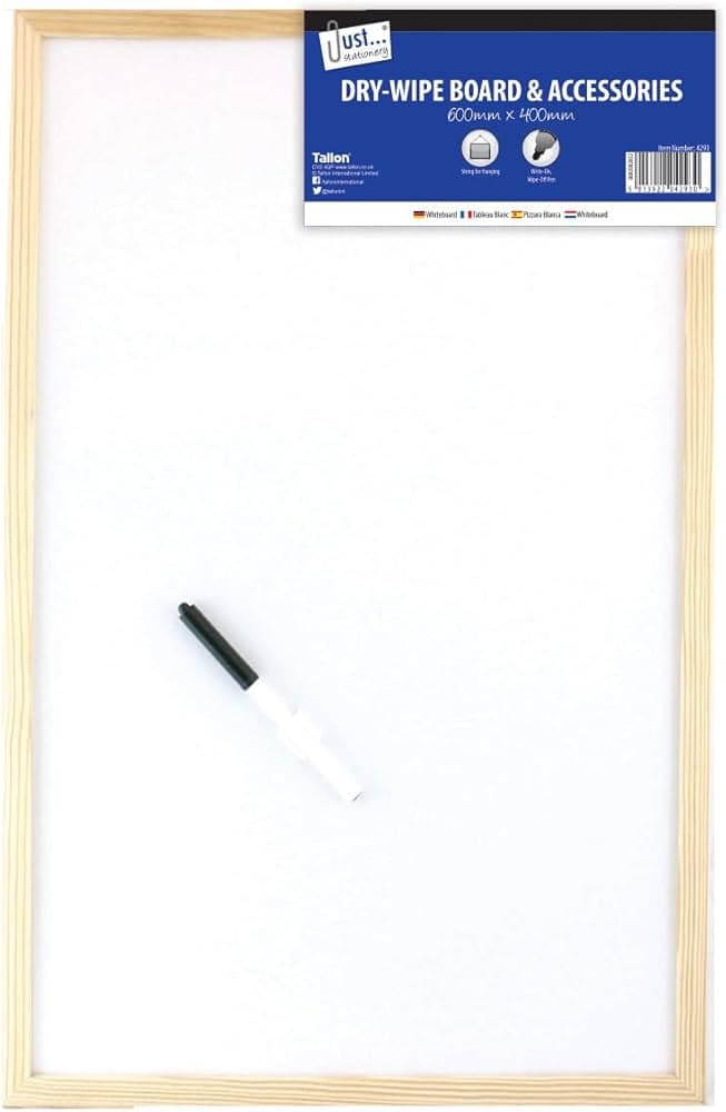 Tallon Drywipe Board Pine Frame 60X40