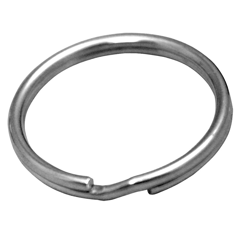 BH Bulkhardware Keyring Split Ring Silver Np 25mm Pk100 (a201)