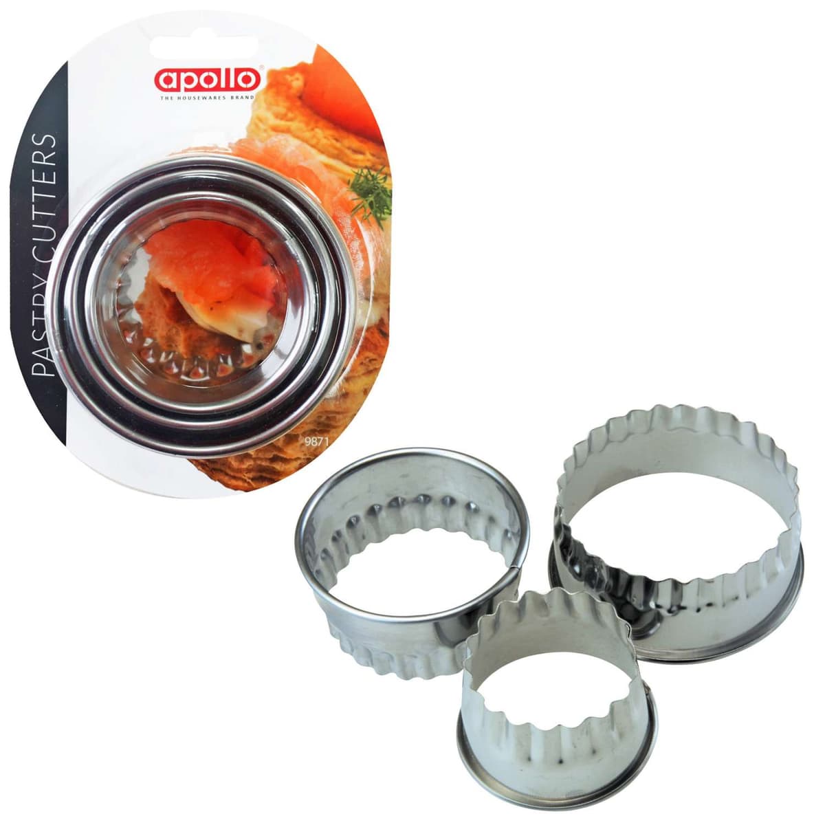 Apollo Set 3 Pastry Cutters