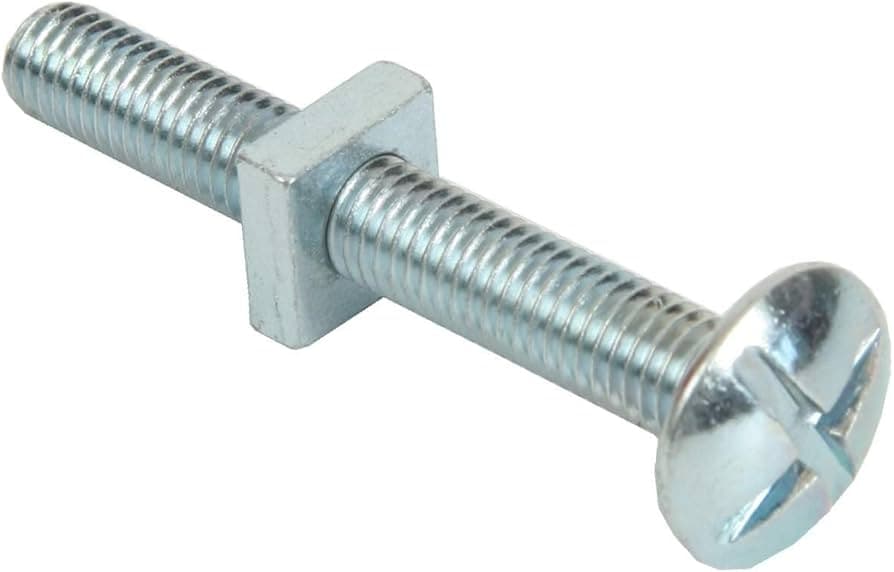BH  roofing Bolt & Nut Zp M6 X 70 Pk25 (rb17)