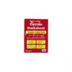 Laminated Cotton Dustsheet 12  X 9"