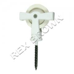 Galvanised Screw-In Pulley - Bulk Pack 10pcs