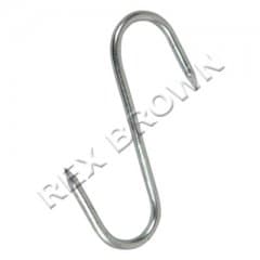 4.5" Steel Pointed Large 'S' Hook - Bulk Pack 10pcs