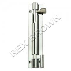 RB 1 1/2" Chrome Door Bolt