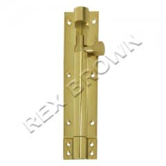 RB100mm Brass Door Bolt 1 1/2" Wide 