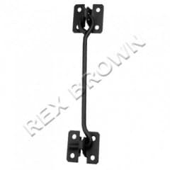RB 4" Black Japan Cabin Hook - Pre Pack 1pcs