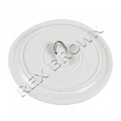 1 1/2" Self Parking Sink/Bath Plugs, White - Pre Pack 1pcs