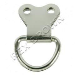 Large Nickel 'D' Rings - Pre Pack 2pcs