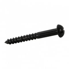 TIMCO 1 1/4" X 8 Blk Japan Round Head Screws Pre Pack - 18pcs