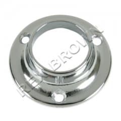 3/4" Chrome Deluxe Rail Sockets - Pre Pack 2pcs