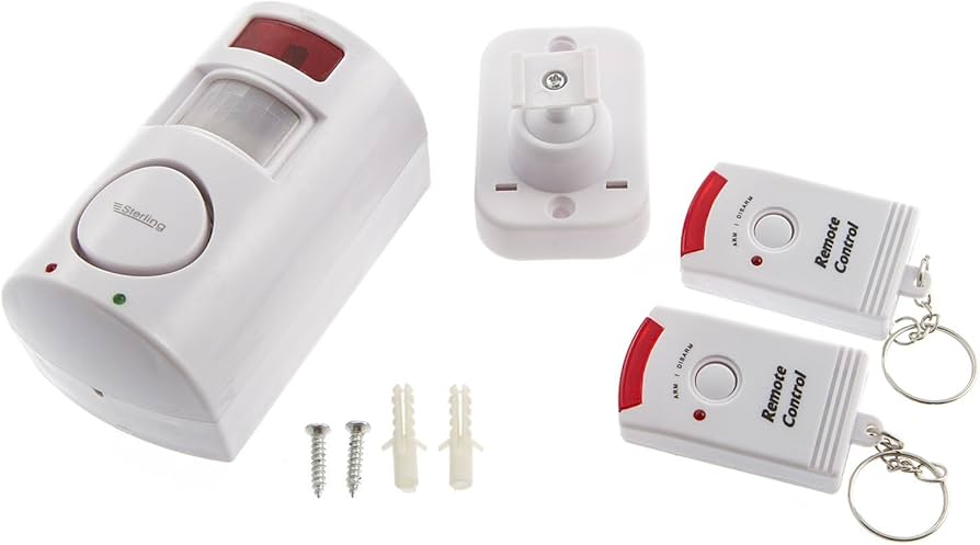Sterling Pir Motion Sensol Alarm+Remote image