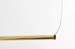 WH 5ft X 25mm Brass Wardrobe Rails