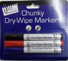 Tallon 3 Chunky Dry Wipe Markers
