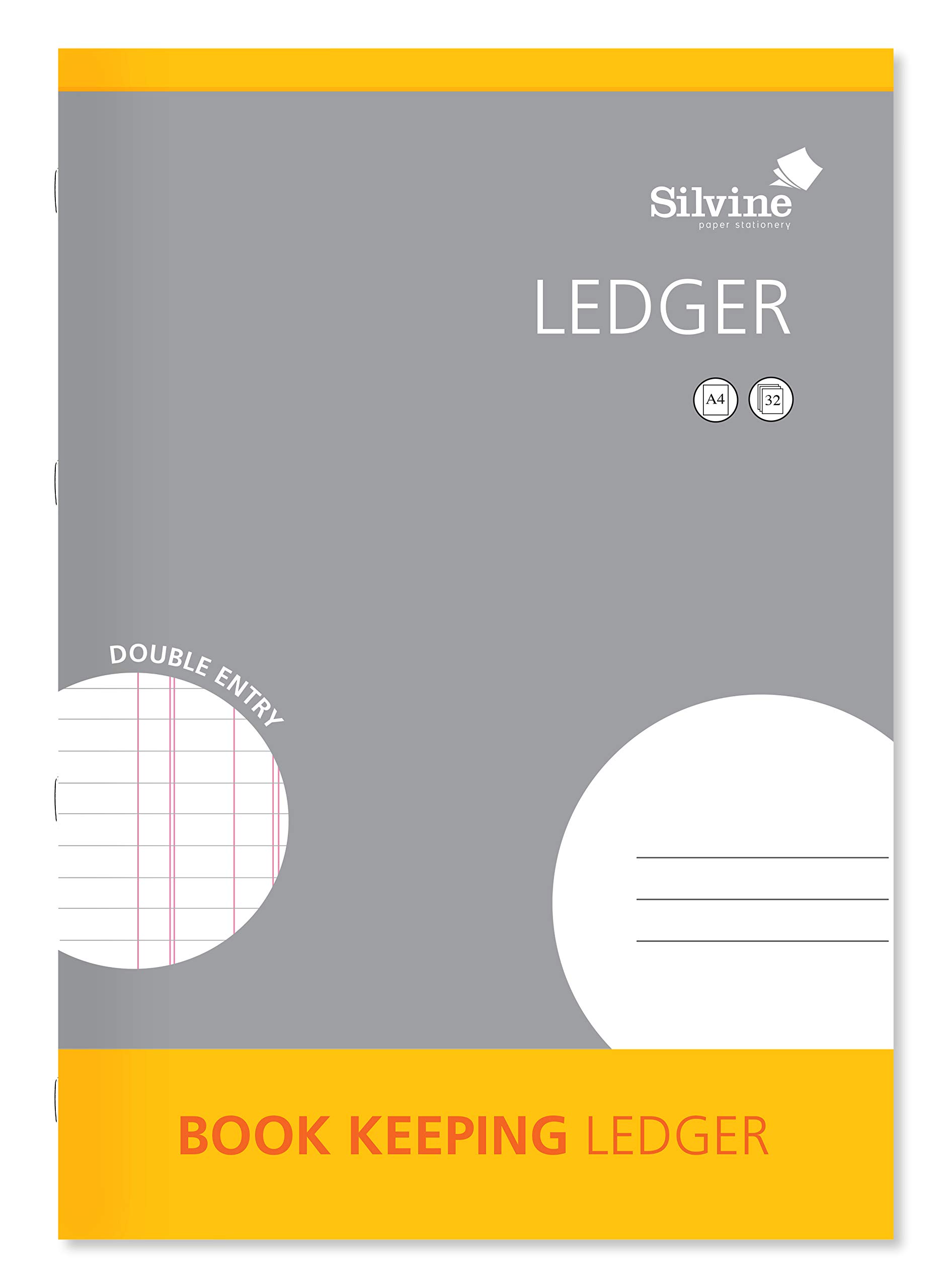 Silvine A4 Ledger Book (SJA4L) image