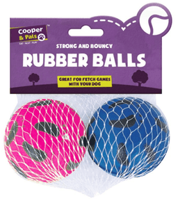 OTL 2pk Rubber Pet Balls 1