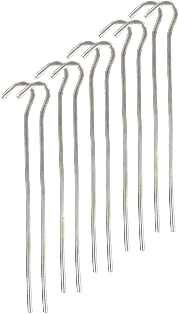 Kingfisher 10 Galvanised Steel Pegs [R75687] image