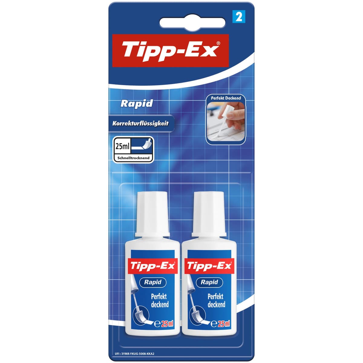 Tippex Correction Fluid  Rapid Blister Card 20ml
