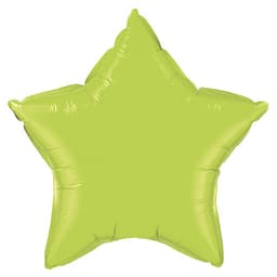 Unique Party 20" Pkg Star Lime Grn Foil Bln 1