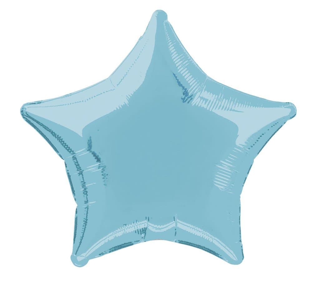 Unique Party 20''pkg Star Bby Blue Foil Bln