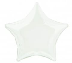Unique Party 20'' Pkg Star White Foil Blln