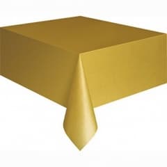 Unique Party Gold Tablecover 54x108 In