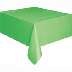 Unique Party Lime Green Tablecovr 54x108 In