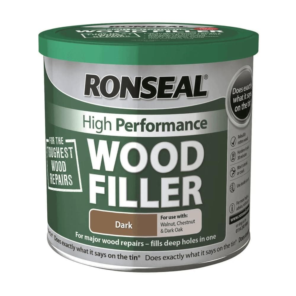 Ronseal High Performance Wood Filler Dark Walnut 275g