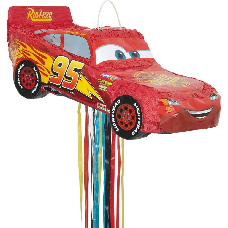 Unique Party Cars 3d Pull Pinata image