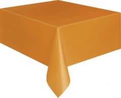 Unique Party Pumpkn Orange Tablcovr 54x108 In