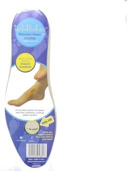 XXXX Quest The Foot Factory Memory Foam Insoles 1
