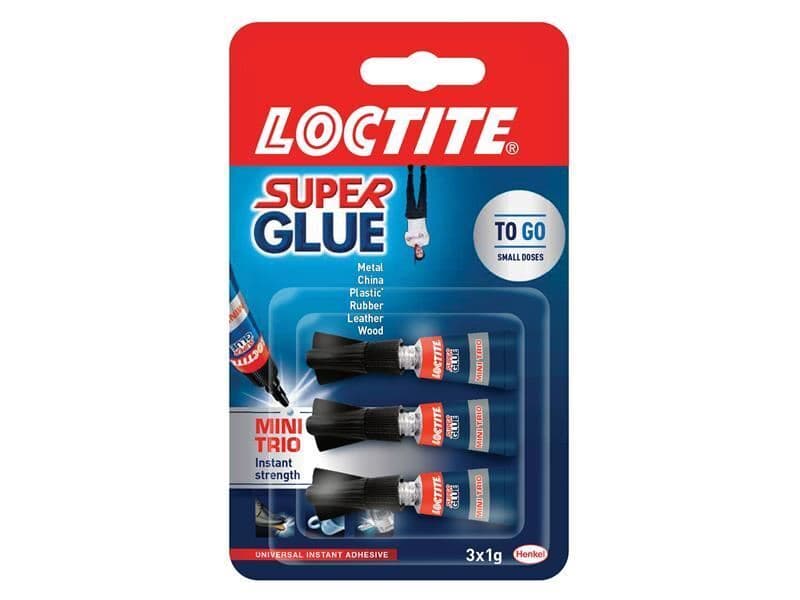 Loctite Super Glue Mini Trio Liquid (1g X 3)