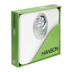 Hanson White Mechanical Bathroom Scales With Magnified Display 