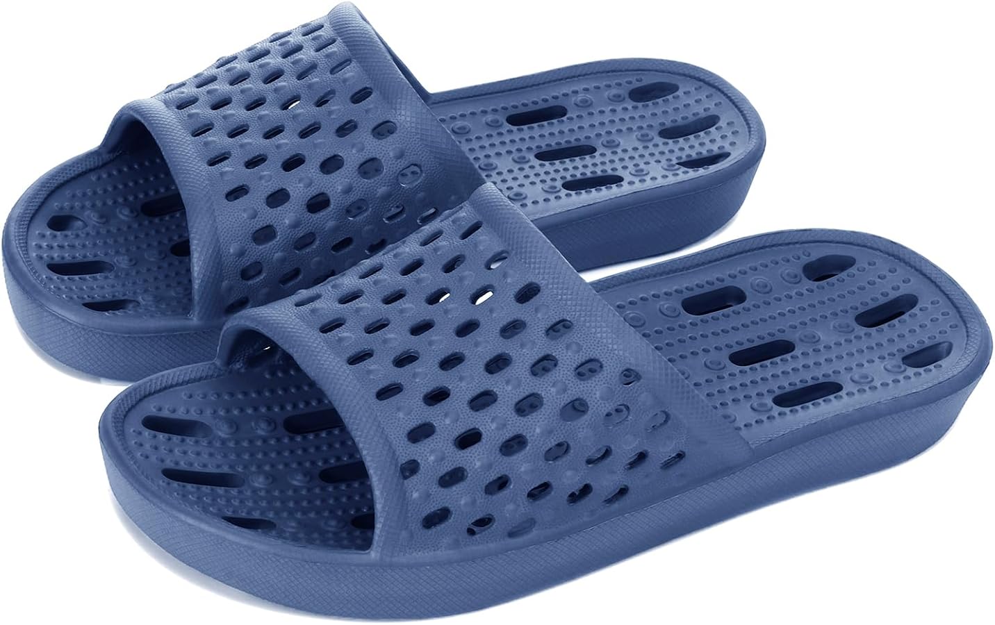 Bed / Bathroom Slippers S/m/l 4 Assorted Colours In Pvc Bag W Neader image