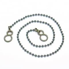 450mm Bath Chain, Ball Type & 'S' Hook Chromed