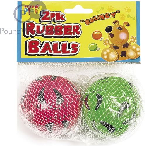 151 Pets Play  Rubber Balls 2pk (pap1038) image