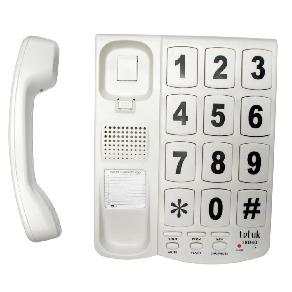 Tel Uk  DESK PHONE HEARING AID COMPATABLE image