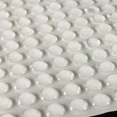 13mm Buffer Self Adhesive Round Clear