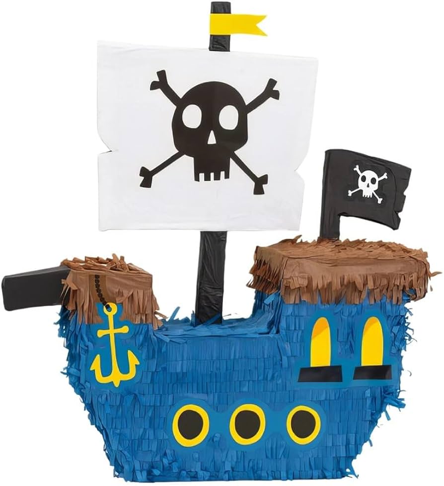 Unique Party Pirate Ship Pinata image